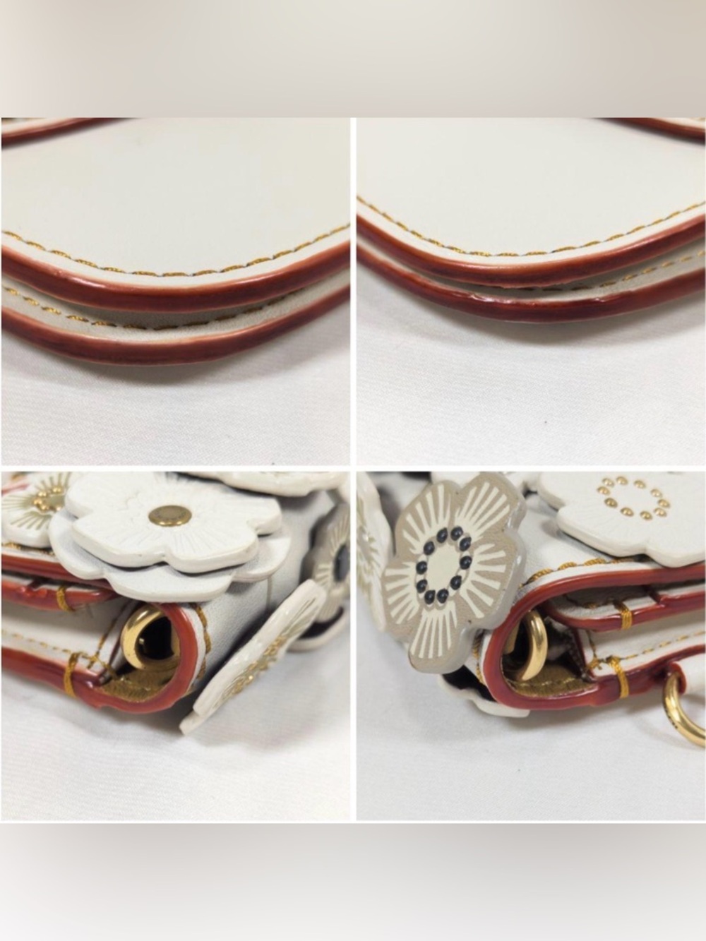 Coach 1941 Collection Tea Rose Clutch EUC - Picture 6 of 10